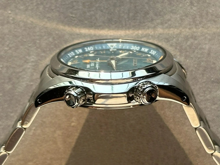 Seiko SBCJ023 SSASS Alpinist - HAQ Perpetual Calendar GMT