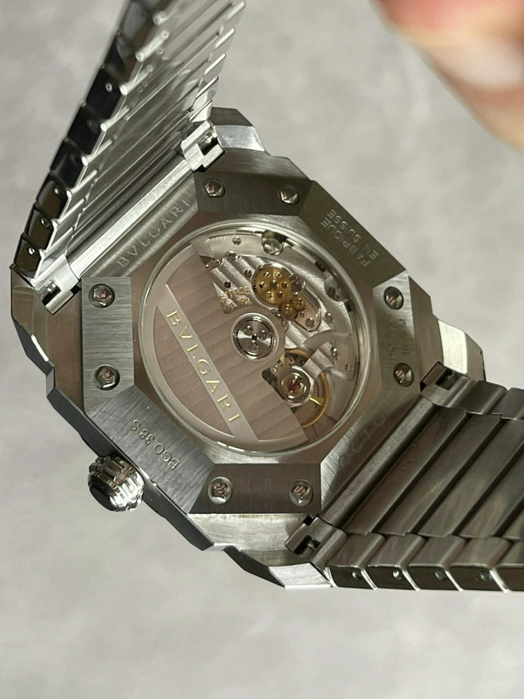 Bvlgari Octo Solo Tempo Ref. BGO38C3SSD ( Blue Dial )