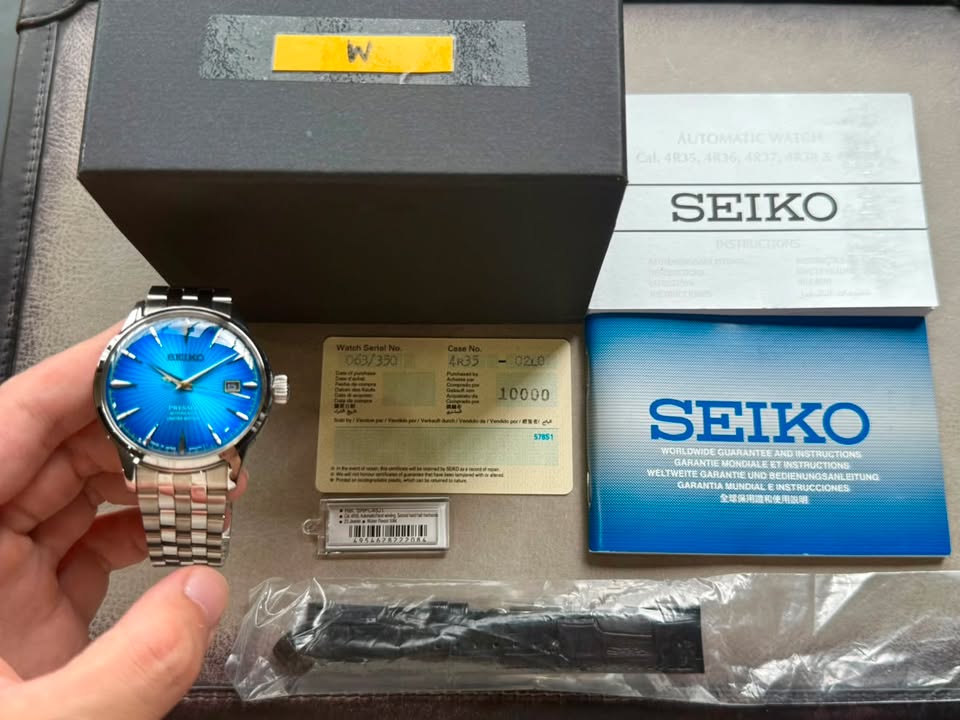 Seiko Cocktail Time SRPC45J1 “Blue Planet” Limited Edition of 350