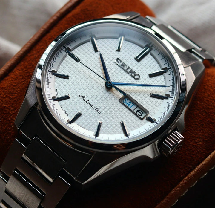 Seiko SRP463 "White Waffle Dial"