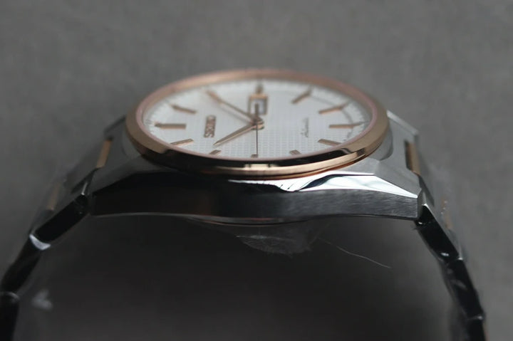 Seiko SRP468 RG "Waffle Dial"
