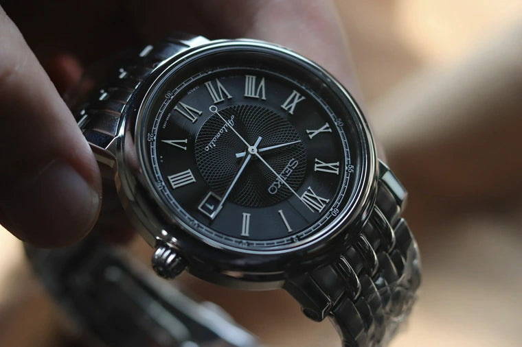 Seiko SARY007 "Black Guilloche"