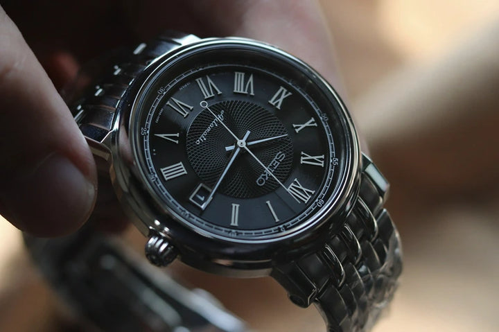 Seiko SARY007 "Black Guilloche"