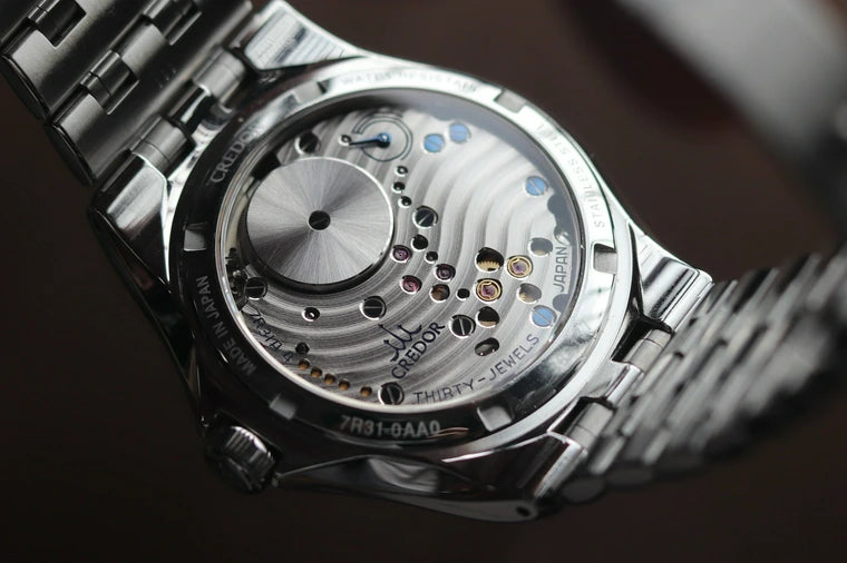 Credor Kuon GCLX999 Hand-Wound Spring Drive - Porcelain Dial “Eichi Lite”