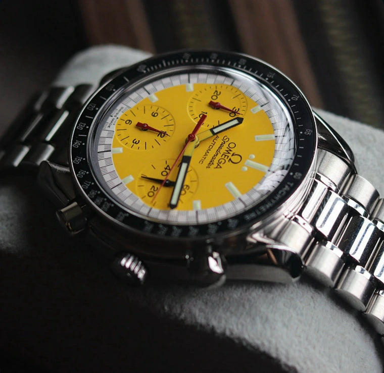 Omega Speedmaster “Schumacher” Yellow Dial Ref. 3510.12