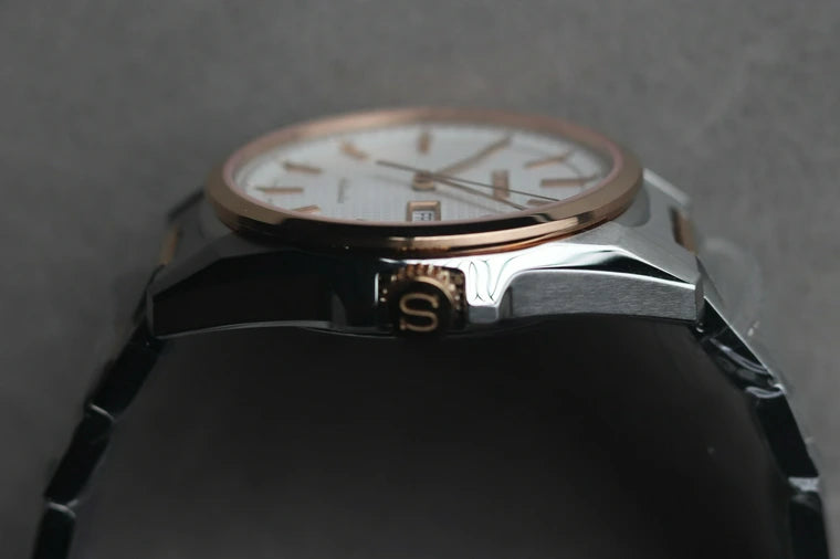 Seiko SRP468 RG "Waffle Dial"