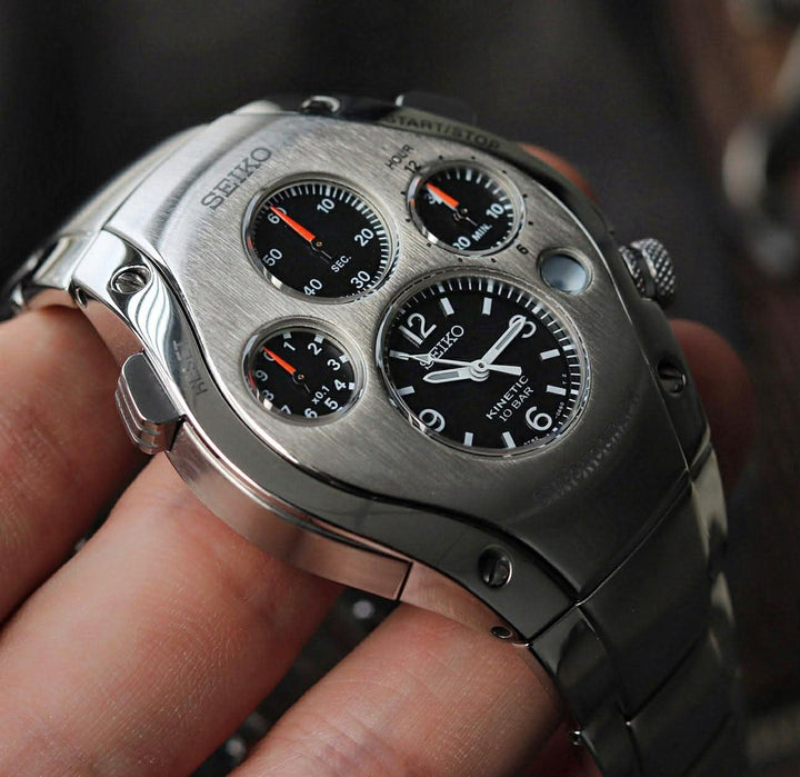 Seiko Sportura SBCG001 Kinetic Chronograph