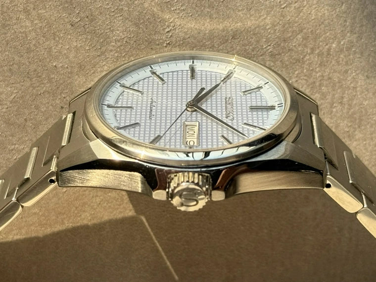 Seiko SRP465 "Ice Blue Waffle Dial"