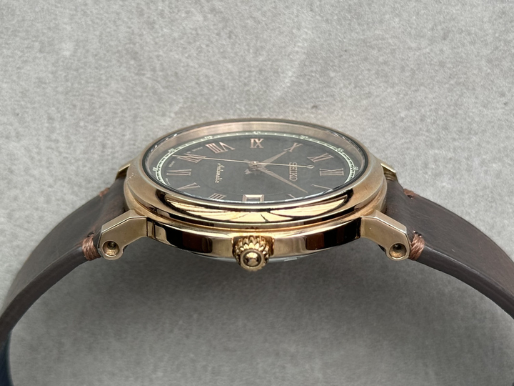 Seiko SARY008 Rose Gold "Black Guilloche"