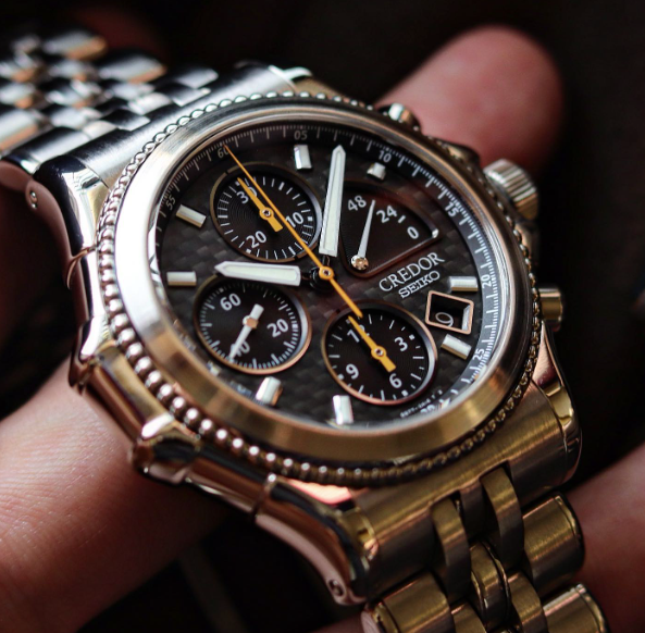 Credor GCBK997 Pacifique "Carbon Chronograph" Millennium LE