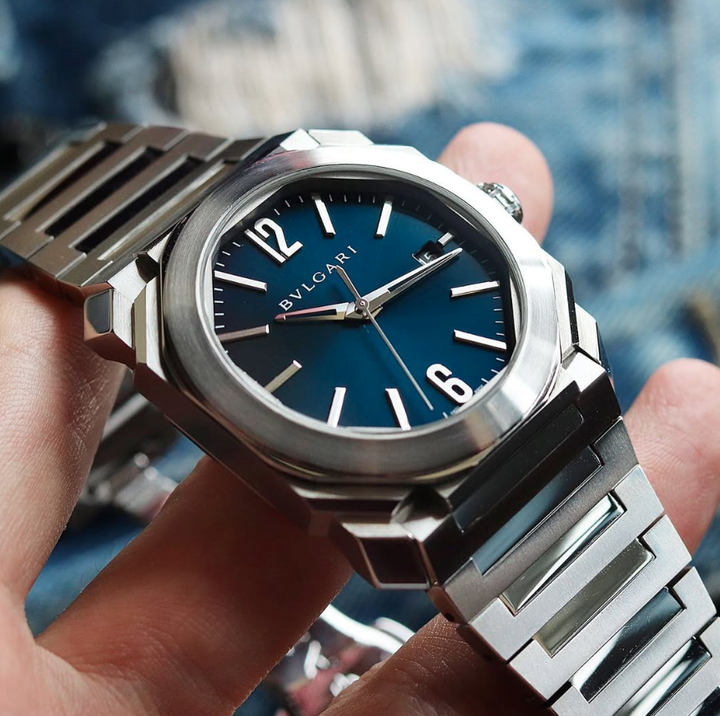 Bvlgari Octo Solo Tempo Ref. BGO38C3SSD ( Blue Dial )