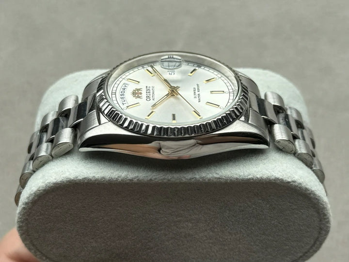Orient First Generation Day-Date FEV03001WY (White)