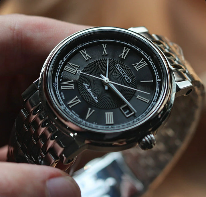 Seiko SARY007 "Black Guilloche"