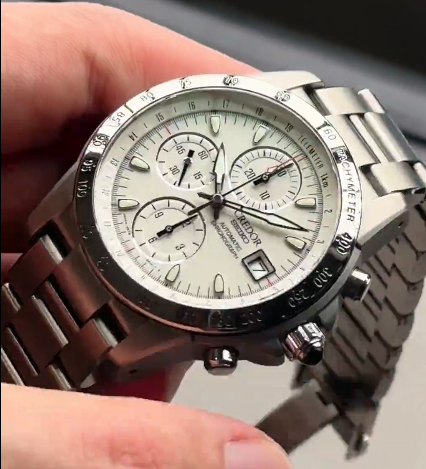 Credor Phoenix GCBP999 Titanium Chronograph