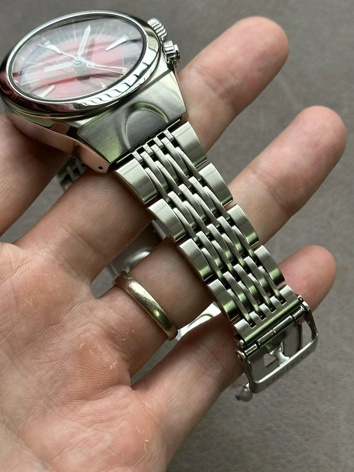 Seiko SUS Mechanical GMT SCFF007 4S12-0010 Red Dial