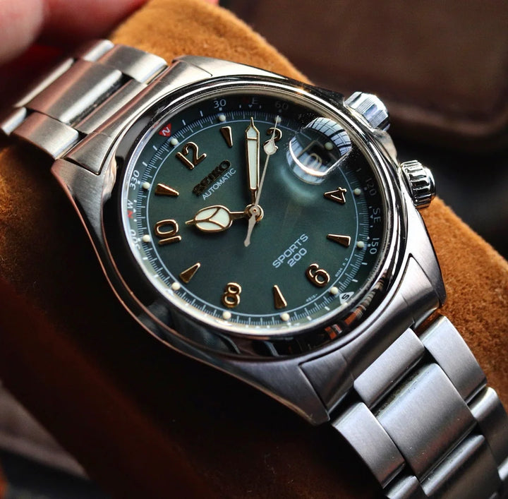 Seiko Alpinist SJE061 - Sports 200 - Green Dial - Exclusive