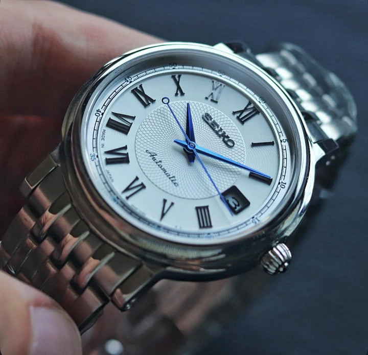 Seiko SARY005 "White Guilloche"