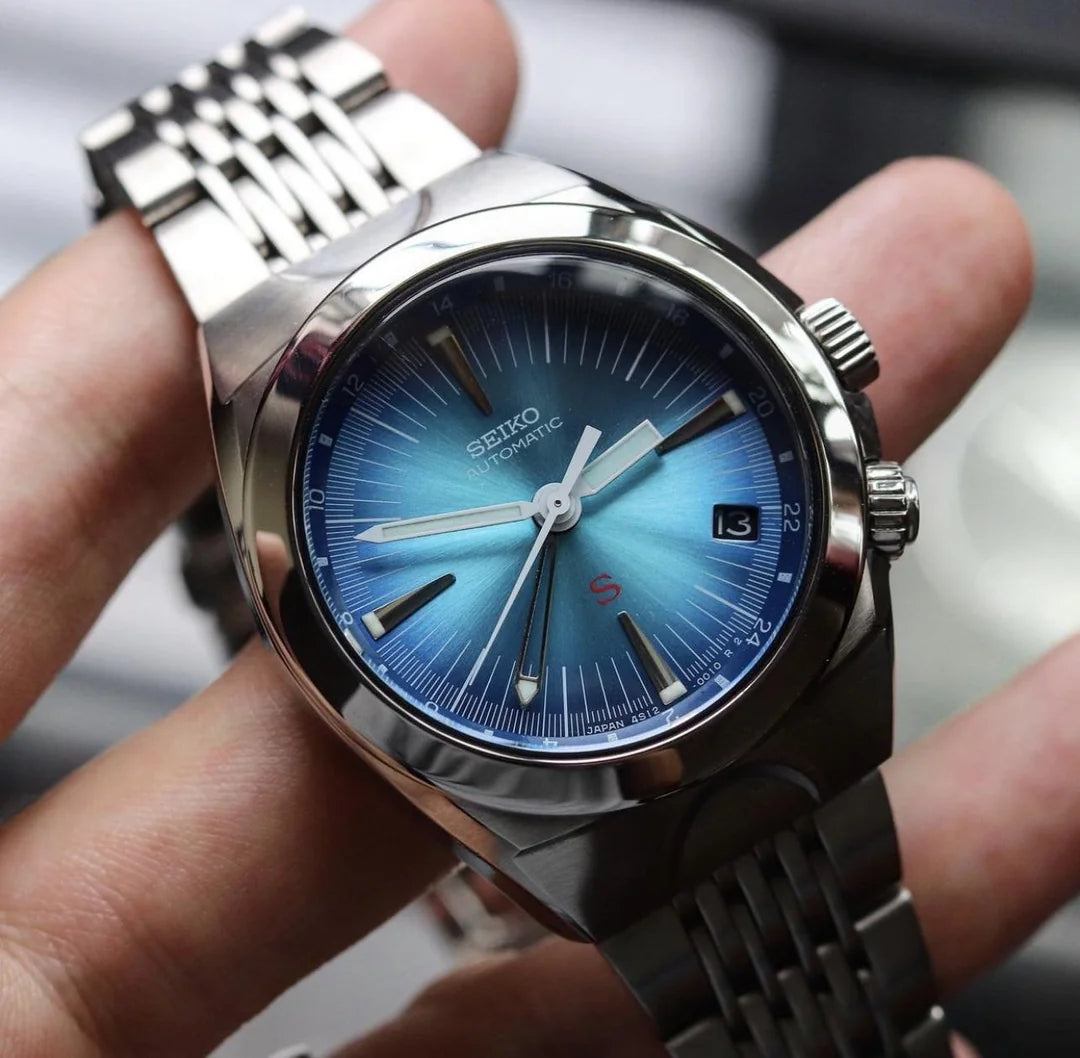 Seiko Mechanical GMT SCFF009 4S12-0010 Blue Dial
