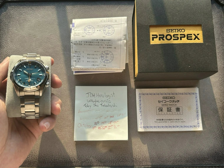 Seiko SBCJ023 SSASS Alpinist - HAQ Perpetual Calendar GMT